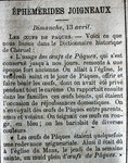 13 avril 1879 Les oeufs de Pâques