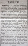 28 novembre 1886 Marennes Installation de l'éclairage électrique