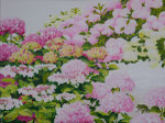 2015 "Opkikker" Acrylverf op linnen 60 x 80 cm.