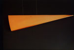 2000 "Perspectief bieden" vervaardigd door Marian van Zomeren- van Heesewijk van mahonie 154 x 36 x 4 cm.