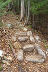 One of many short stone staircases...