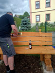 Bild: Wünschendorf Erzgebirge 2026 Bank Spielplatz
