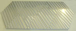 "superficie a testura vibratile", 1976 Metallrelief 42 x 97 cm (Sold)
