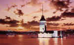 ボスポラス アヤソフィア/BOSPHORUS  AYASOFYA　50号　（023）　島倉仁/Jin Shimakura　acrylgouache and acrylic on board　©KAIDO Co. Ltd.