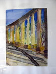 Aquarell - Gerasa - Jordanien