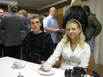 Sabines Halbschwester Sandra mit Freund