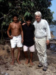 Von links: Neo, Eduardo und ich im Jahre 2000.