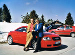 4/2004 in Salzburg mit Audi Entwicklungschef Gerd Soder