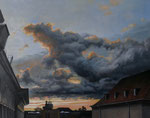 Abendlicht/ 50x40 cm/ Öl auf Holz/ Oktober 2024