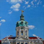 Sommerschloss/ Öl auf Holz/ 40x40cm/ August 2025