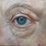 Auge/ Öl auf Leinwand/40x40 cm