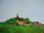 10-08 Tenslotte nog wat kraaien om de kerktoren.......naam eronder en het jaartal 