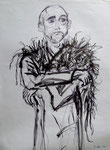Mickaël Salvi - Sans titre - Stylo bille et feutre - 2006 - 32 x 41 cm 