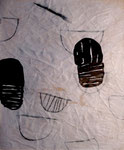 Sans titre - Technique mixte sur papier - 2008 - 40 x 50 cm 