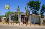 Straßencafe südwestlich von Tucson, Arizona