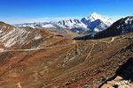 Blick vom Chacaltaya zum Huayana Potosi (6.088 m), Bolivien