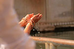 Heiliges Wasser, Galta Ji (Affentempel), Jaipur, Rajasthan