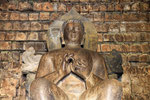 Buddha-Statue, Mendut-Tempel, Magelang, Java