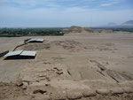 View of the archeological foundings