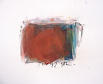 Composition, pastel sur papier, 27x21, 1993 ©Didier Rochut