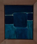Les rochers bleus, huile sur toile 40x55 cm, 1994 ©Didier Rochut