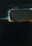 Abstraction - Paysage, huile sur papier, 24x30, 1995 ©Didier Rochut