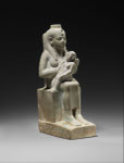 Isis met haar kind Horus - Image: MET New York