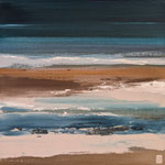 Carré d'Océan N7, 50x50cm, Medium Acrylique, 2026