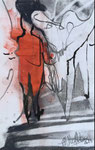 11 Lady in red 21x14