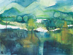 187 Impression in grün 31x41 AM