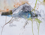 170 o.T. 25x31 Aquarellmischtechnik