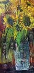 Nr. 12 Sonnenblumen 50 x 100 cm 2007