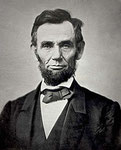 Abraham Lincoln .-12 de febrero de 1809 – 15 de abril de 1865 -.