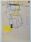 Jahr 2021, Bleistift, Kreide und Buntstift auf Papier, 29,5 x 21 cm