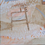 "seezeichen", Öl auf Leinwand, 33 x 33 cm