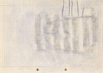 Jahr 2020, Kreide und Graphitstift auf Papier, 21 x 29,5 cm