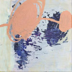 "empty bubbles?", Acryl auf Leinwand, 30 x 30 cm