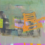 "... und weiter geht`s", Acryl auf Leinwand, 30 x 30 cm