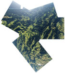 Mendocino, UV print on shaped aluminum composite panels, 108x96 inches