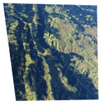 Humboldt, UV print on shaped aluminum composite panels, 97x94 inches