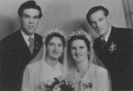 Hochzeit von Cilli undToni ; Sophie und Peppi 1949