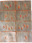 Memory,  blinddruk krijt papier, ongeveer 24cmx16cm, € 300,-