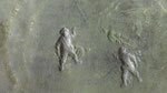 Verkenning, blinddruk krijt papier, ongeveer 8cmx16cm, € 150,-