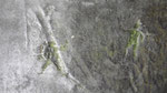 Rotsen 2, blinddruk krijt papier, ongeveer 8cmx16cm, € 150,-
