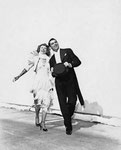 publicity for 'The Awful Truth' with Cary Grant