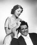 publicity for 'The Awful Truth' with Cary Grant