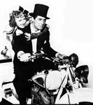 publicity for 'The Awful Truth' with Cary Grant