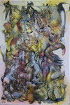 Survival of the fittest - Acryl auf Lw - 60 x 40 cm - 900 EUR