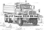 Nr.217 Saurer D330 BN 6x6