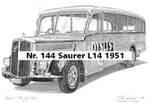 Nr. 144 Saurer L14 1951